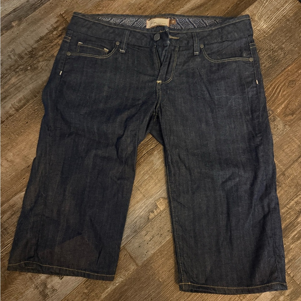 PAIGE Dark Blue Women's Bermuda Shorts